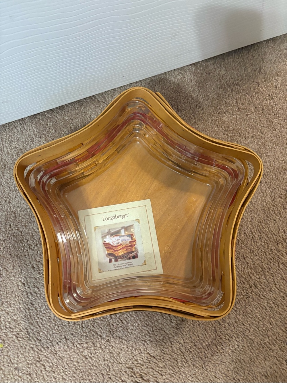 Longaberger Star-Shaped Basket